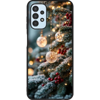 Samsung Galaxy A13 5G Case Hülle - Silikon schwarz Christmas 25 Xmas Decorated Tree