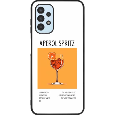 Samsung Galaxy A13 5G Case Hülle - Silikon schwarz Cocktail Rezept Aperol Spritz