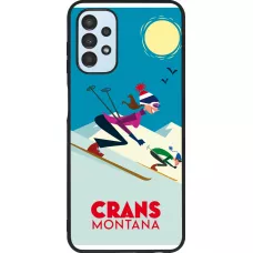 Samsung Galaxy A13 5G Case Hülle - Silikon schwarz Crans-Montana Ski Downhill