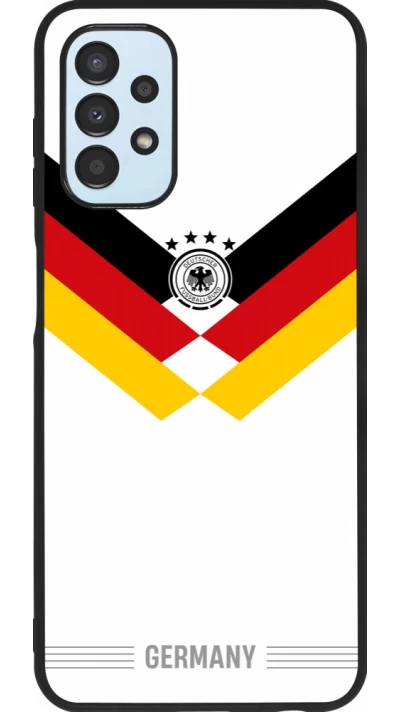 Samsung Galaxy A13 5G Case Hülle - Silikon schwarz Deutschland 2026 personalisierbares Fussballtrikot
