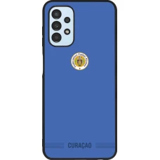 Coque Samsung Galaxy A13 5G - Silicone rigide noir Maillot de football Curaçao 2026 personnalisable