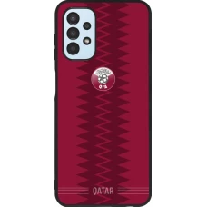 Samsung Galaxy A13 5G Case Hülle - Silikon schwarz Qatar 2026 personalisierbares Fussballtrikot