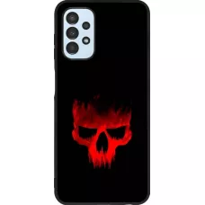 Samsung Galaxy A13 5G Case Hülle - Silikon schwarz Halloween 2023 scary skull