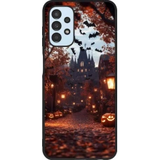 Samsung Galaxy A13 5G Case Hülle - Silikon schwarz Halloween 2025 Haunted house