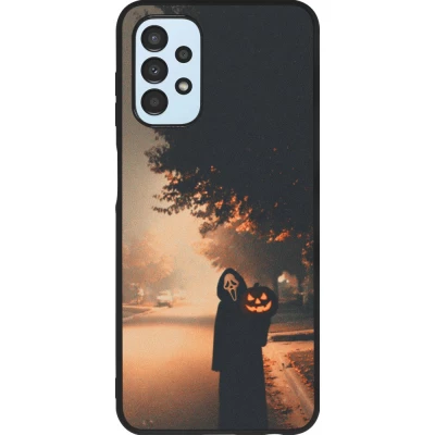 Samsung Galaxy A13 5G Case Hülle - Silikon schwarz Halloween 2025 Scream