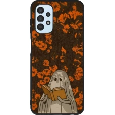 Samsung Galaxy A13 5G Case Hülle - Silikon schwarz Halloween 2026 Ghost reading
