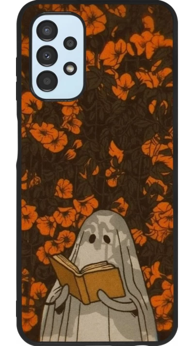 Samsung Galaxy A13 5G Case Hülle - Silikon schwarz Halloween 2026 Ghost reading