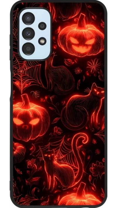 Samsung Galaxy A13 5G Case Hülle - Silikon schwarz Halloween 2026 Pattern Halloween
