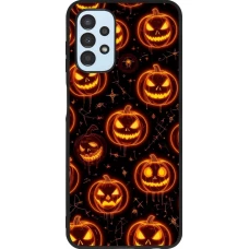 Samsung Galaxy A13 5G Case Hülle - Silikon schwarz Halloween 2026 Pattern Pumpkins