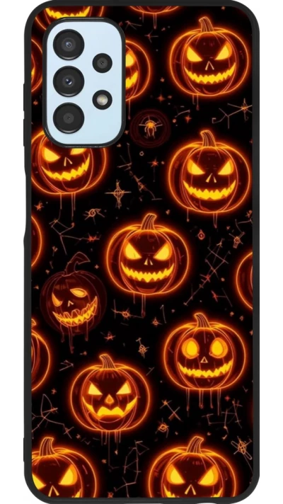 Samsung Galaxy A13 5G Case Hülle - Silikon schwarz Halloween 2026 Pattern Pumpkins