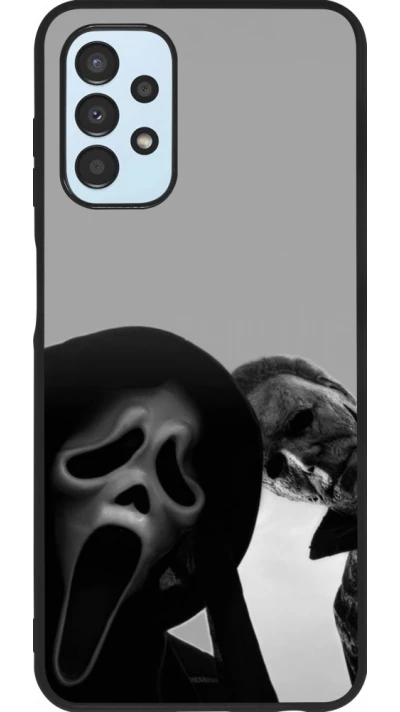 Samsung Galaxy A13 5G Case Hülle - Silikon schwarz Halloween 2026 Scream and Michael Myers