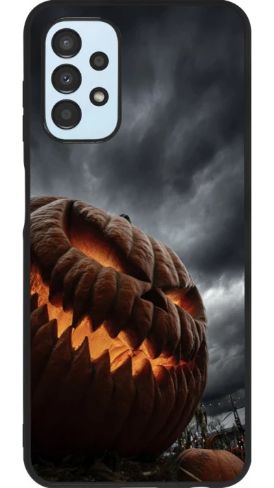 Samsung Galaxy A13 5G Case Hülle - Silikon schwarz Halloween 2026 The Wicked Pumpkin