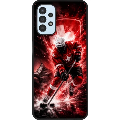 Samsung Galaxy A13 5G Case Hülle - Silikon schwarz Hockey World Championship Player