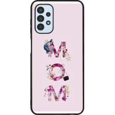 Coque Samsung Galaxy A13 5G - Silicone rigide noir Mom 2024 girly mom