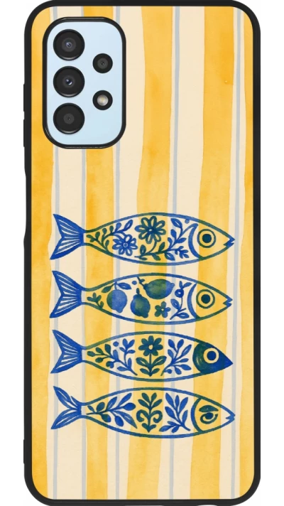 Samsung Galaxy A13 5G Case Hülle - Silikon schwarz Portuguese fish 2026