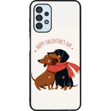 Coque Samsung Galaxy A13 5G - Silicone rigide noir Saint Valentines Day 26 Happy Valentine