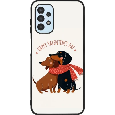 Coque Samsung Galaxy A13 5G - Silicone rigide noir Saint Valentines Day 26 Happy Valentine