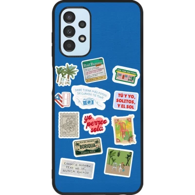 Samsung Galaxy A13 5G Case Hülle - Silikon schwarz Seals of the Dominican Republic DTMF