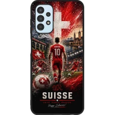 Samsung Galaxy A13 5G Case Hülle - Silikon schwarz Fussball Suisse splash 2026