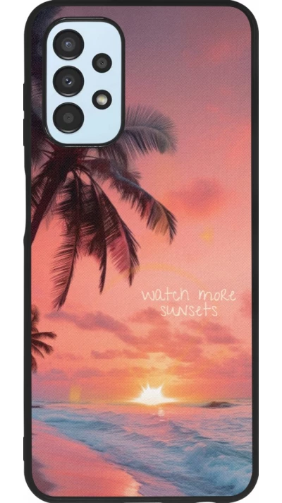 Samsung Galaxy A13 5G Case Hülle - Silikon schwarz Watch more sunsets Summer 2026