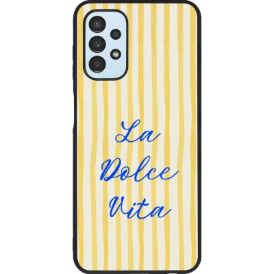 Coque Samsung Galaxy A13 5G - Silicone rigide noir The good life 2026