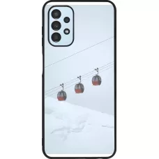 Samsung Galaxy A13 5G Case Hülle - Silikon schwarz Winter 22 ski lift