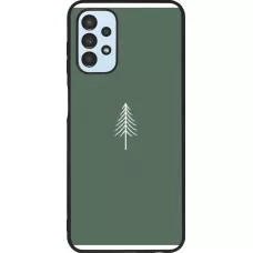 Samsung Galaxy A13 5G Case Hülle - Silikon schwarz Christmas 22 minimalist tree