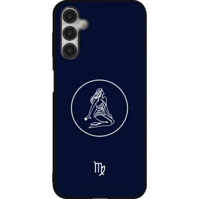 Coque Samsung Galaxy A14 5G - Silicone rigide noir Astrologie Vierge