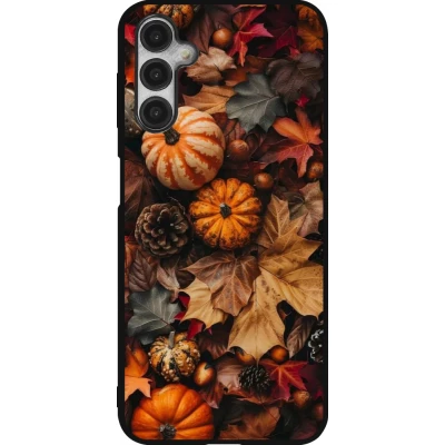 Samsung Galaxy A14 5G Case Hülle - Silikon schwarz Autumn 25 Pumpkin