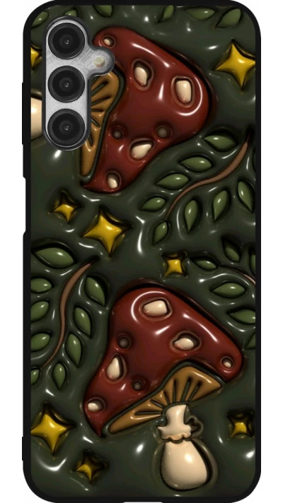 Coque Samsung Galaxy A14 5G - Silicone rigide noir Autumn 26 3D mushrooms