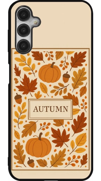 Coque Samsung Galaxy A14 5G - Silicone rigide noir Autumn 26 Hello autumn