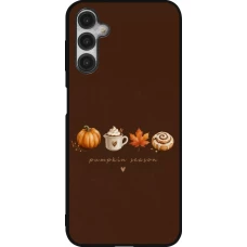 Coque Samsung Galaxy A14 5G - Silicone rigide noir Autumn 26 Pumpkin season
