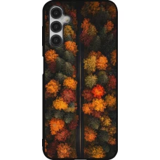 Coque Samsung Galaxy A14 5G - Silicone rigide noir Autumn 26 Road in autumn