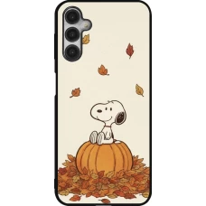 Coque Samsung Galaxy A14 5G - Silicone rigide noir Autumn 26 Snoopy autumn