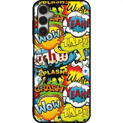 Samsung Galaxy A14 5G Case Hülle - Silikon schwarz Cartoons slogans