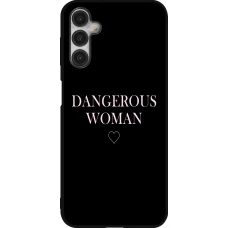 Coque Samsung Galaxy A14 5G - Silicone rigide noir Dangerous woman