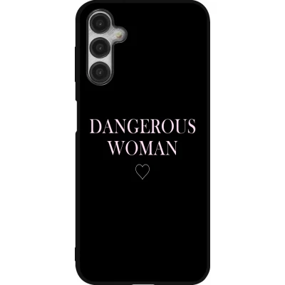 Coque Samsung Galaxy A14 5G - Silicone rigide noir Dangerous woman