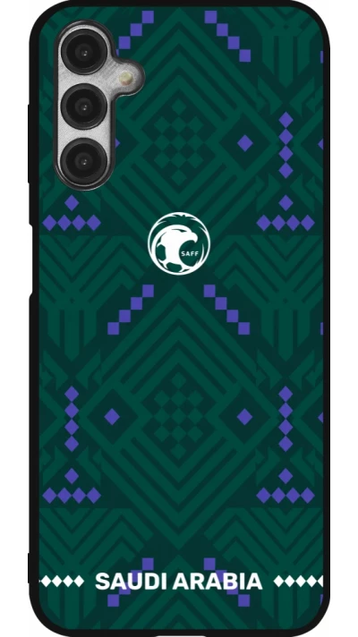 Samsung Galaxy A14 5G Case Hülle - Silikon schwarz Saudi Arabien 2026 personalisierbares Fussballtrikot