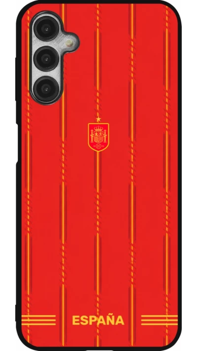Coque Samsung Galaxy A14 5G - Silicone rigide noir Maillot de football Espagne 2026 personnalisable