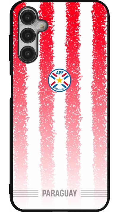 Coque Samsung Galaxy A14 5G - Silicone rigide noir Maillot de football Paraguay 2026 personnalisable