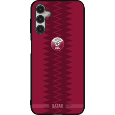Samsung Galaxy A14 5G Case Hülle - Silikon schwarz Qatar 2026 personalisierbares Fussballtrikot