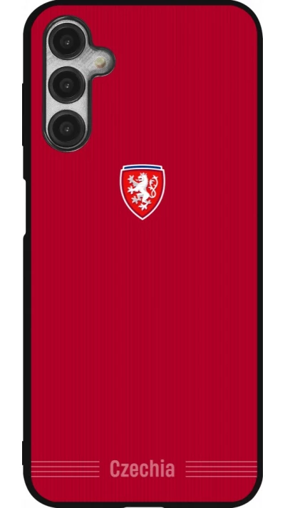 Samsung Galaxy A14 5G Case Hülle - Silikon schwarz Tschechische Republik 2026 personalisierbares Fussballtrikot