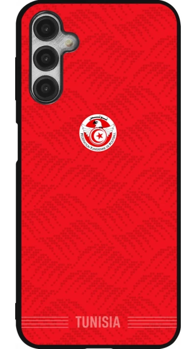 Samsung Galaxy A14 5G Case Hülle - Silikon schwarz Tunesien 2026 personalisierbares Fussballtrikot