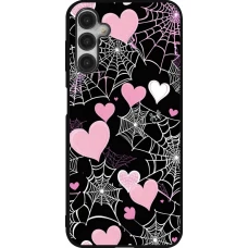 Coque Samsung Galaxy A14 5G - Silicone rigide noir Halloween 2024 girly