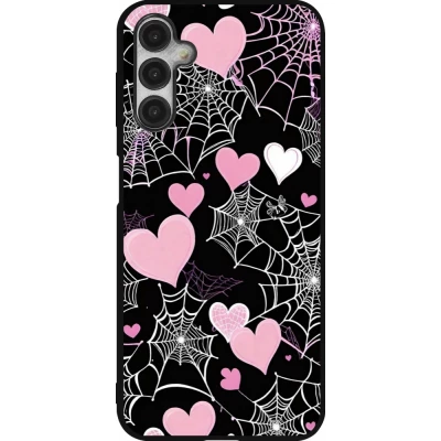 Coque Samsung Galaxy A14 5G - Silicone rigide noir Halloween 2024 girly