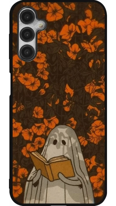 Samsung Galaxy A14 5G Case Hülle - Silikon schwarz Halloween 2026 Ghost reading