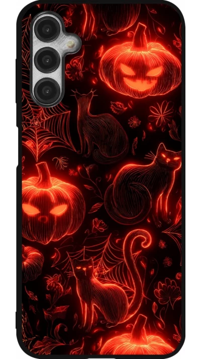 Samsung Galaxy A14 5G Case Hülle - Silikon schwarz Halloween 2026 Pattern Halloween