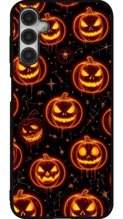 Samsung Galaxy A14 5G Case Hülle - Silikon schwarz Halloween 2026 Pattern Pumpkins