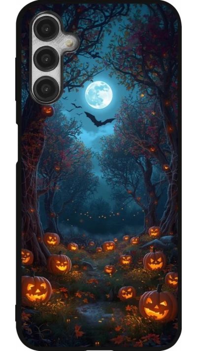 Samsung Galaxy A14 5G Case Hülle - Silikon schwarz Halloween 2026 Road of Pumpkins