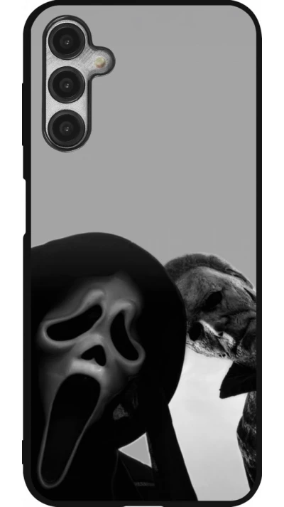 Samsung Galaxy A14 5G Case Hülle - Silikon schwarz Halloween 2026 Scream and Michael Myers
